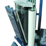 Einfacher Rollenwechsel und Vorreckeinheit am Wrapman